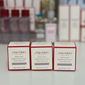 15ml x 3pcs Shiseido White Lucent Brightening Gel Cream - Pink